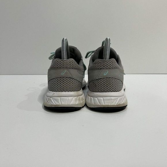 Asics Womens Gel Contend 5 1012A234 Gray Lace Up Low Top Running Shoes Size 6 - Picture 2 of 8